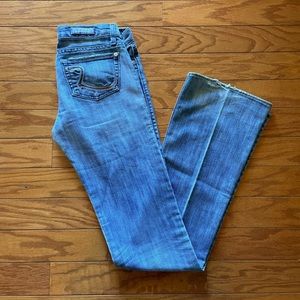 Rock & Republic flare light colored jeans size 26.